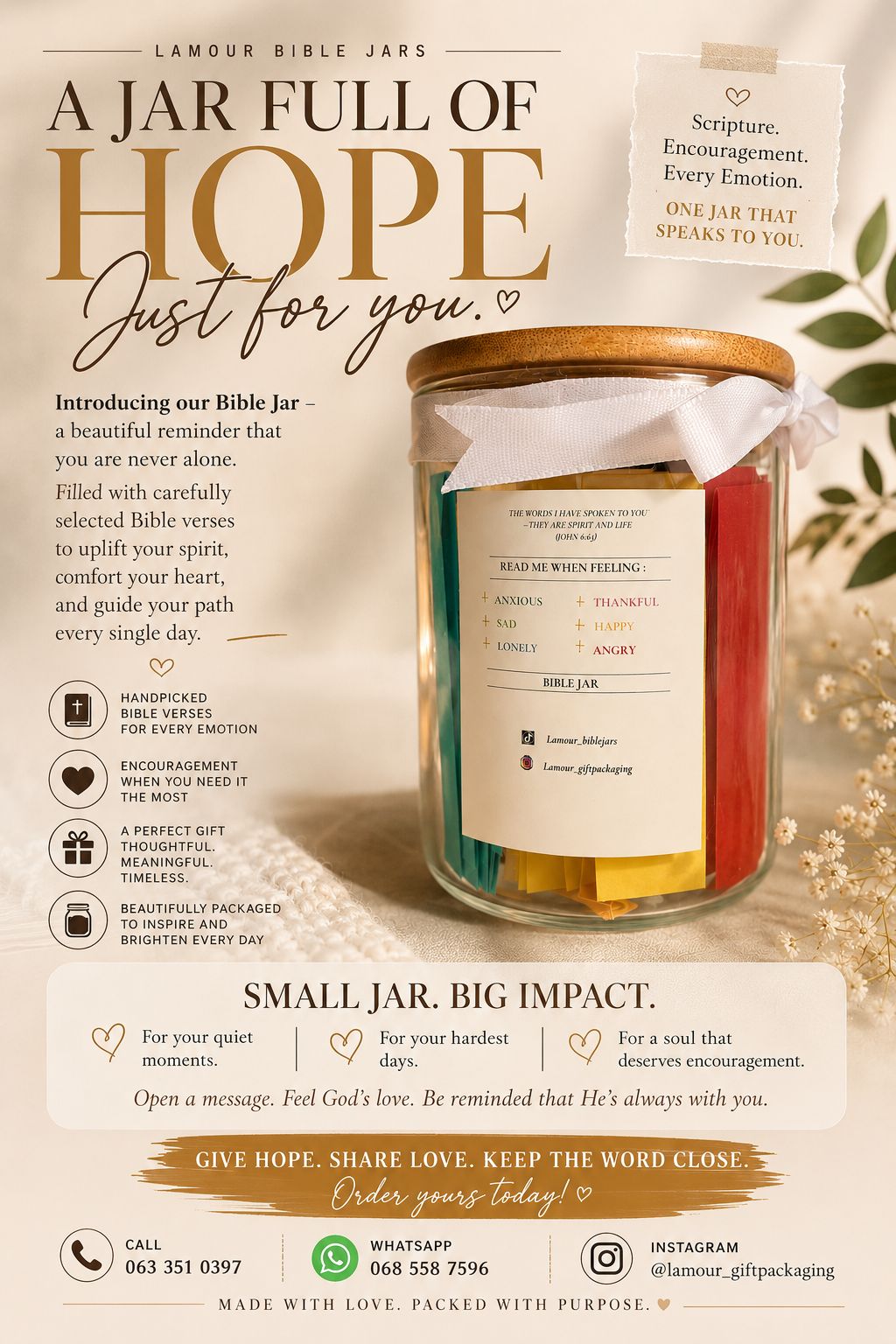 Bible Jar — Connect with God's Word according to how you feel